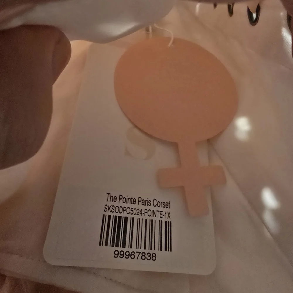 Selkie The Pointe Paris Baby Pink Corset 1X - Picture 4 of 4
